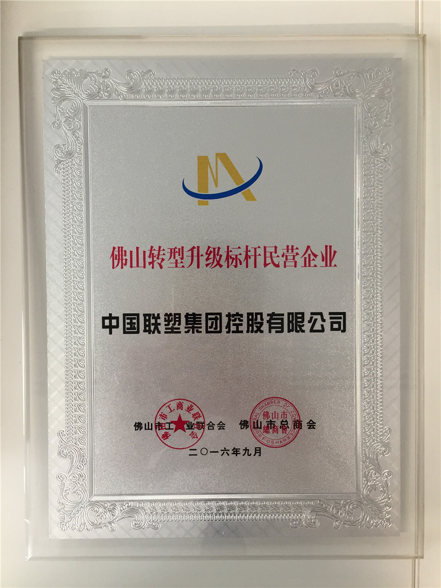 佛山轉(zhuǎn)型升級標(biāo)桿民營企業(yè)(中國聯(lián)塑)